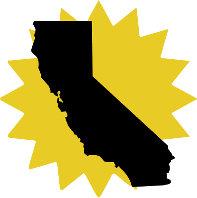 california with a starburst